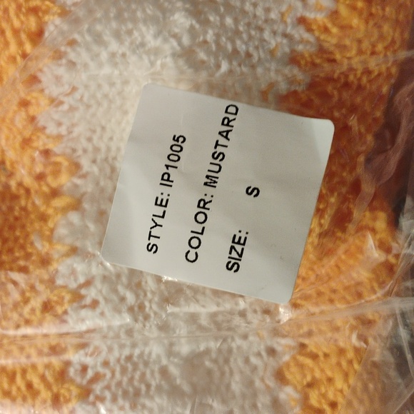 Ivory & Mustard Stripe Sweater - Picture 5 of 5